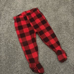 MINI HEROES - plaid pants with grip feet